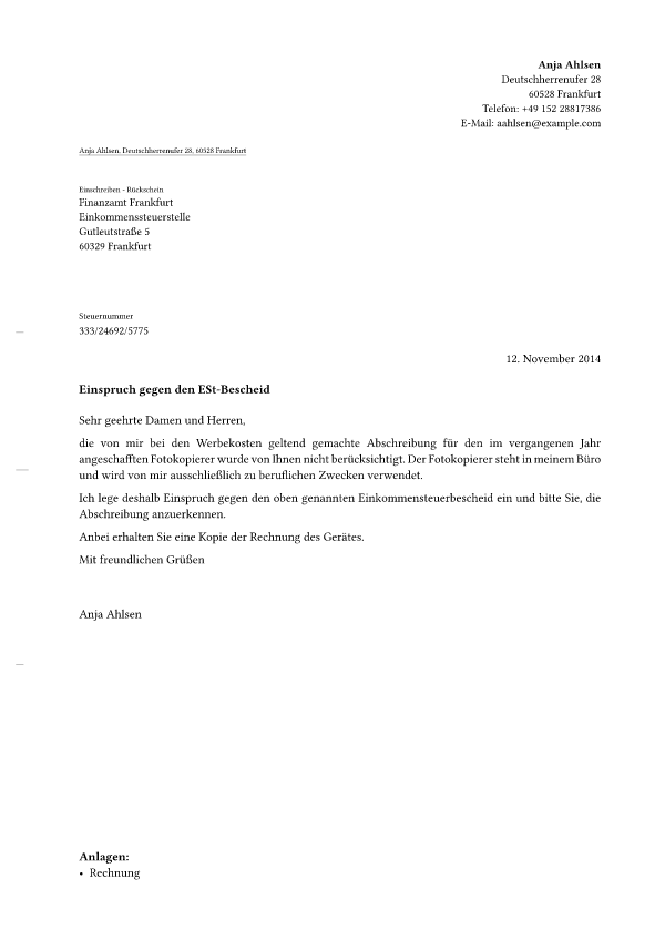 Letter Pro template preview