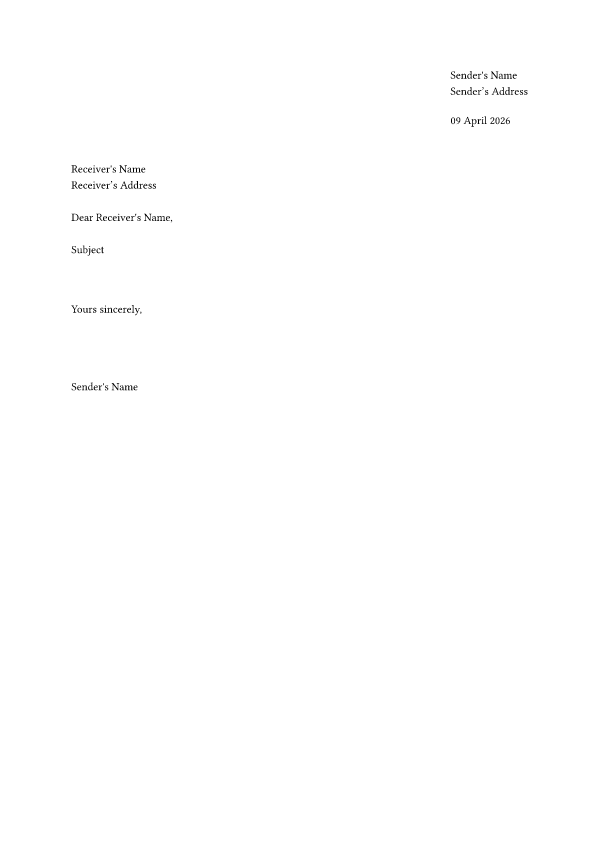 Letterloom template preview