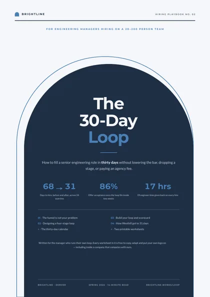 Keystone — eBook lead magnet template, Organic arches layout, rendered from live data